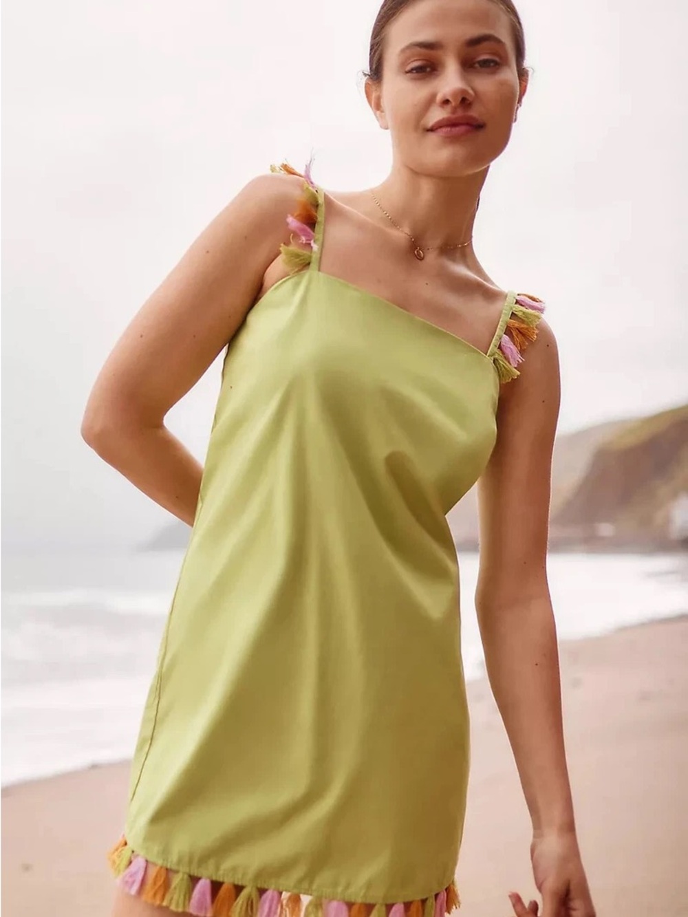 Anthropologie Hartley Green Shift Dress NWT